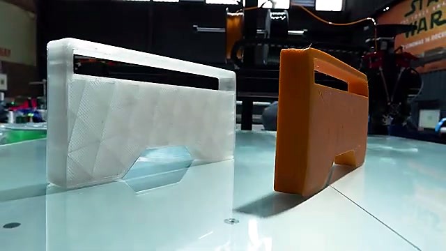 Finished geometric block + bracket (SKU ask)
