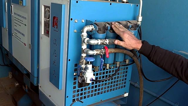 Blue multi-canister filter / N2 bank + valves (SKU ask)