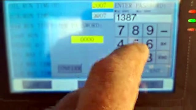 Numeric keypad password entry (SKU ask)