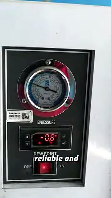 Dew-point / pressure gauge dryer panel (SKU ask)