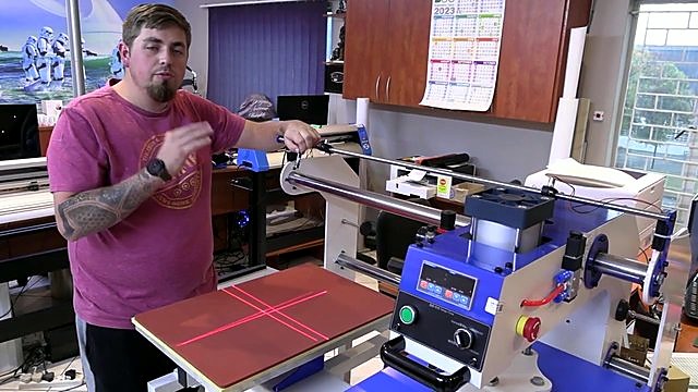 Tech mounting crosshair laser on chrome rail (SKU ask)