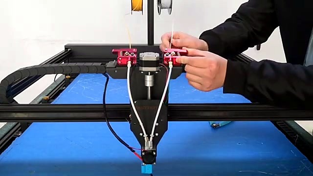 Dual feeder close over bed mid-setup (SKU ask)