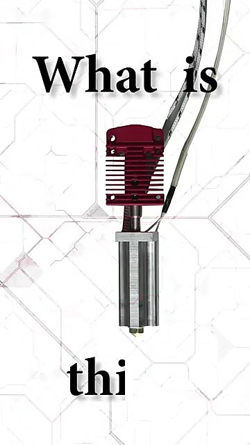 Long-neck red heat-sink + nozzle part close-up (SKU ask)