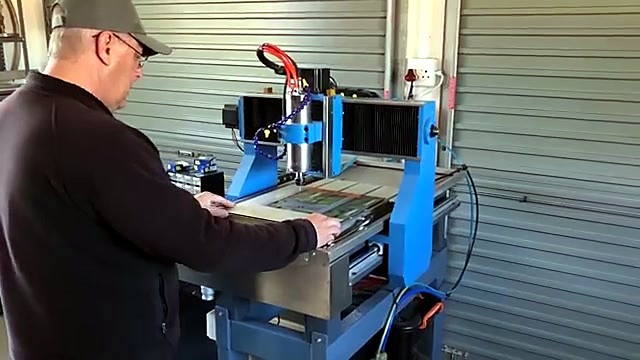 Blue DIY CNC mill overview (SKU ask)