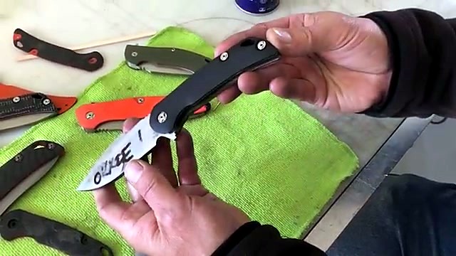 Finished folding knife OUDE (SKU ask)