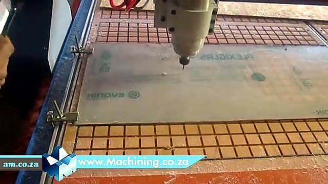 EVONIK PLEXIGLAS + clamps + Machining.co.za (SKU ask)