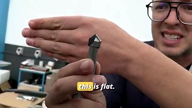 90° V-groove bit held; ACM fold workflow (SKU ask)