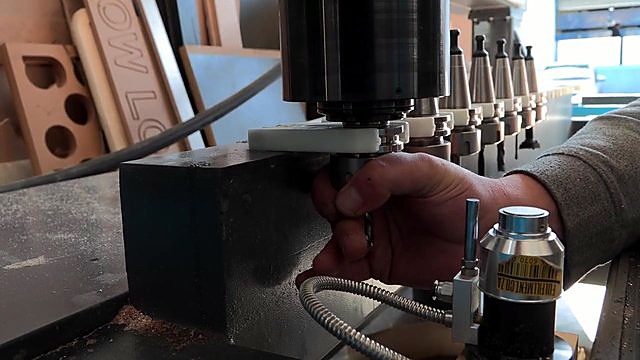 Spindle + tool-length sensor + white-finger rack (SKU ask)