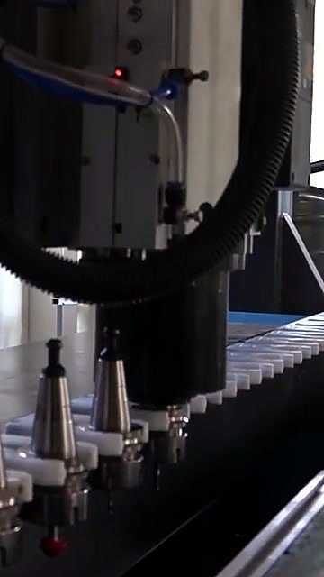CLEAR linear ATC magazine with tool holders (SKU ask)
