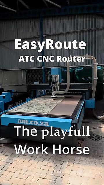 Title card EasyRoute ATC playfull Work Horse over machine (SKU ask)