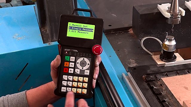 NK105 G3 Single Measure menu over tool setter (SKU ask)