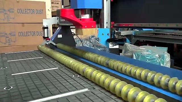Yellow push-down rollers across bed (SKU ask)