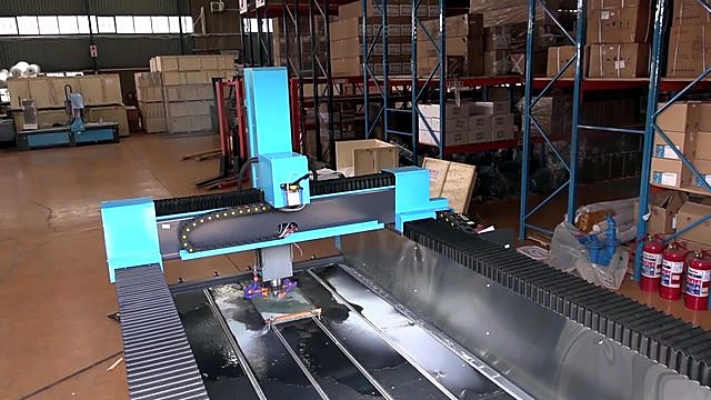 EasyRoute stone CNC gantry over water table + multi-nozzle (SKU ask)