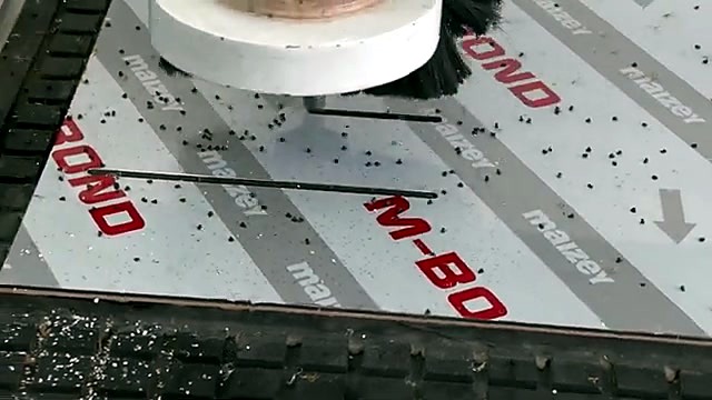 M-BOND maizey ACP V-groove on vacuum bed (SKU ask)