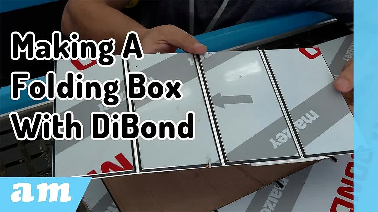 YouTube thumb — EasyRoute DiBond folding box (SKU ask)