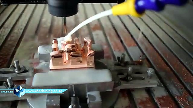 Spindle retract — brass + coolant clear (SKU ask)