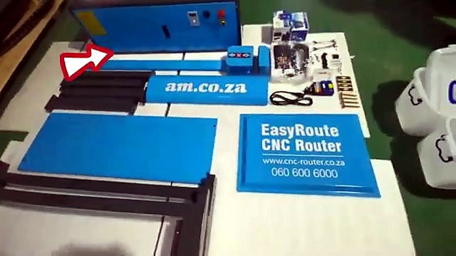 EasyRoute DIY control cabinet open during assemble (SKU ask)
