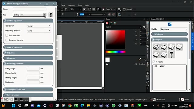 ArtCAM Tool dialog cutting time (SKU ask)
