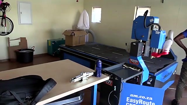 am.co.za EasyRoute CNC overview in garage (SKU ask)