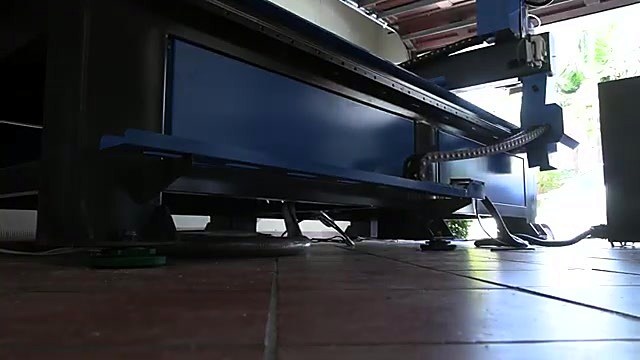 Green leveling feet under EasyRoute frame (SKU ask)
