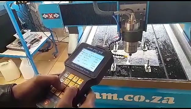 am.co.za front panel + spindle flood-coolant mid-cut (SKU ask)