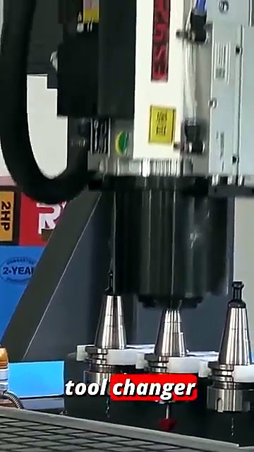 ES929 spindle aligned over ATC tool forks (SKU ask)