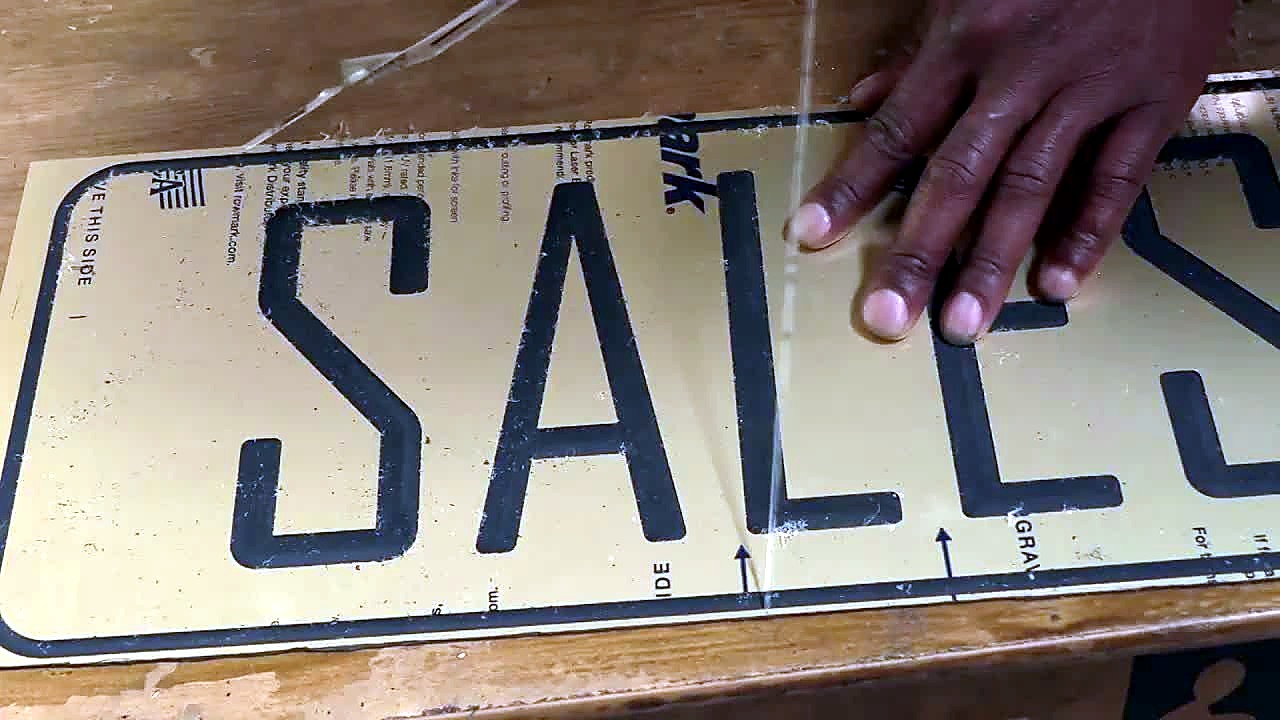 YouTube thumb — EasyRoute Rowmark SALES sign (SKU ask)