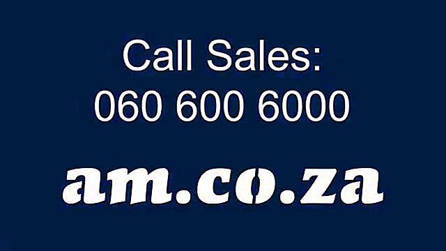 Call Sales 060 600 6000 am.co.za slide (SKU ask)