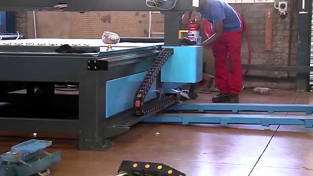Large blue/grey fiber/laser assemble side rail (SKU ask)