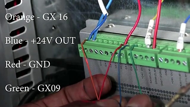 CLEAR presetter wiring GX16/+24V/GND/GX09 densify (SKU ask)