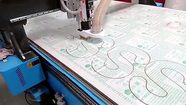 ATC spindle cutting acrylic letters