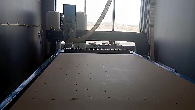 ATC spindle + dust hose cutting letter paths in sheet (SKU ask)