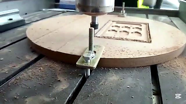Wide gantry + clamped blank mid-job (SKU ask)