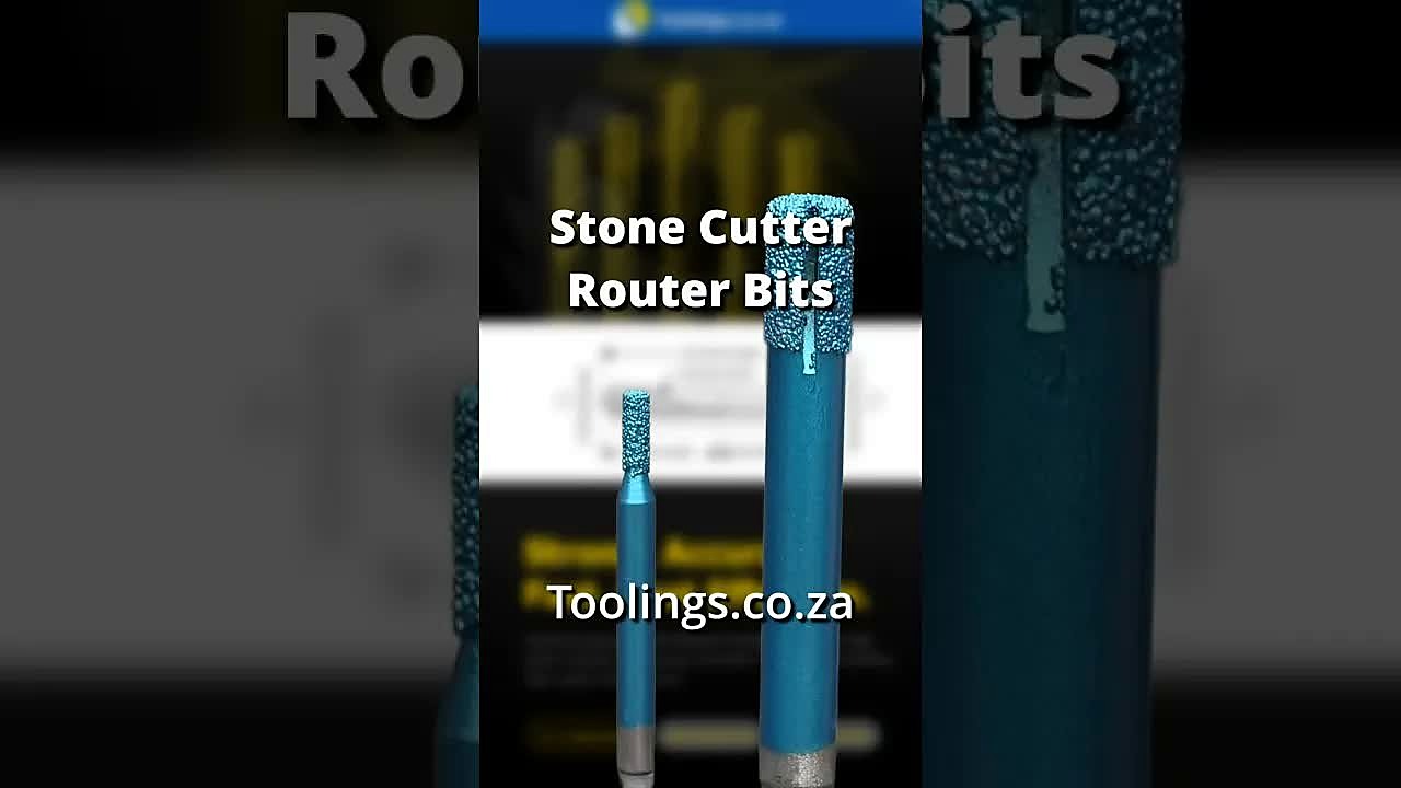 Stone cutter router bits from Toolings.co.za promo thumb