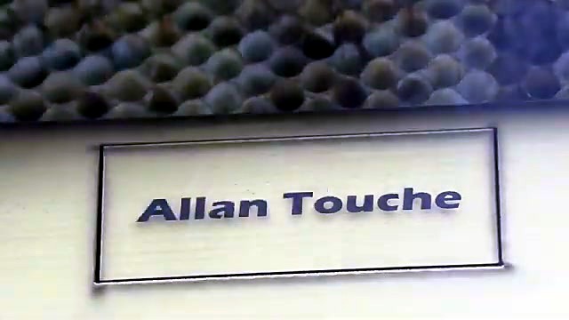Allan Touche engraved nameplate close (SKU ask)