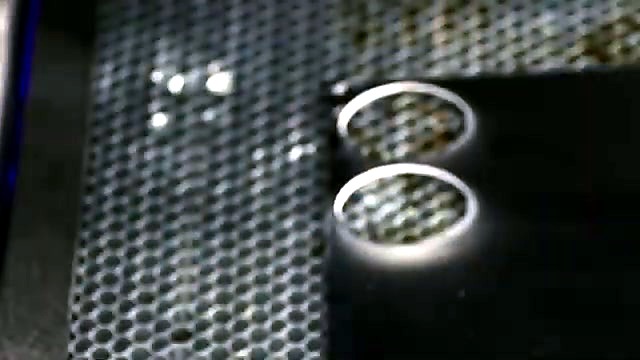Honeycomb sheet after circular chip cutouts (SKU ask)