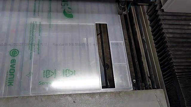 Laser cutting rectangular acrylic panels (SKU ask)
