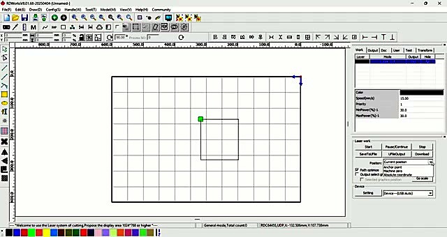 Fixed start point layout