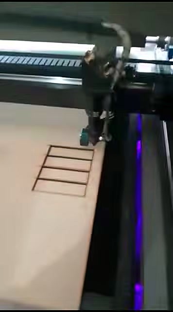 Rectangular cuts on light board under gantry (SKU ask)