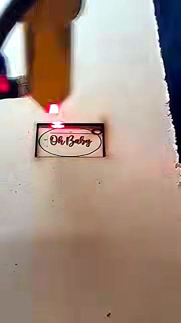 Gold laser head marking/cutting sheet material (SKU ask)