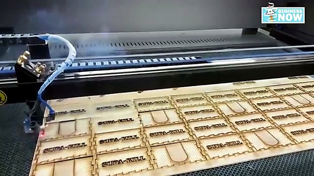 CO2 cutting intricate wood filigree pattern (SKU ask)