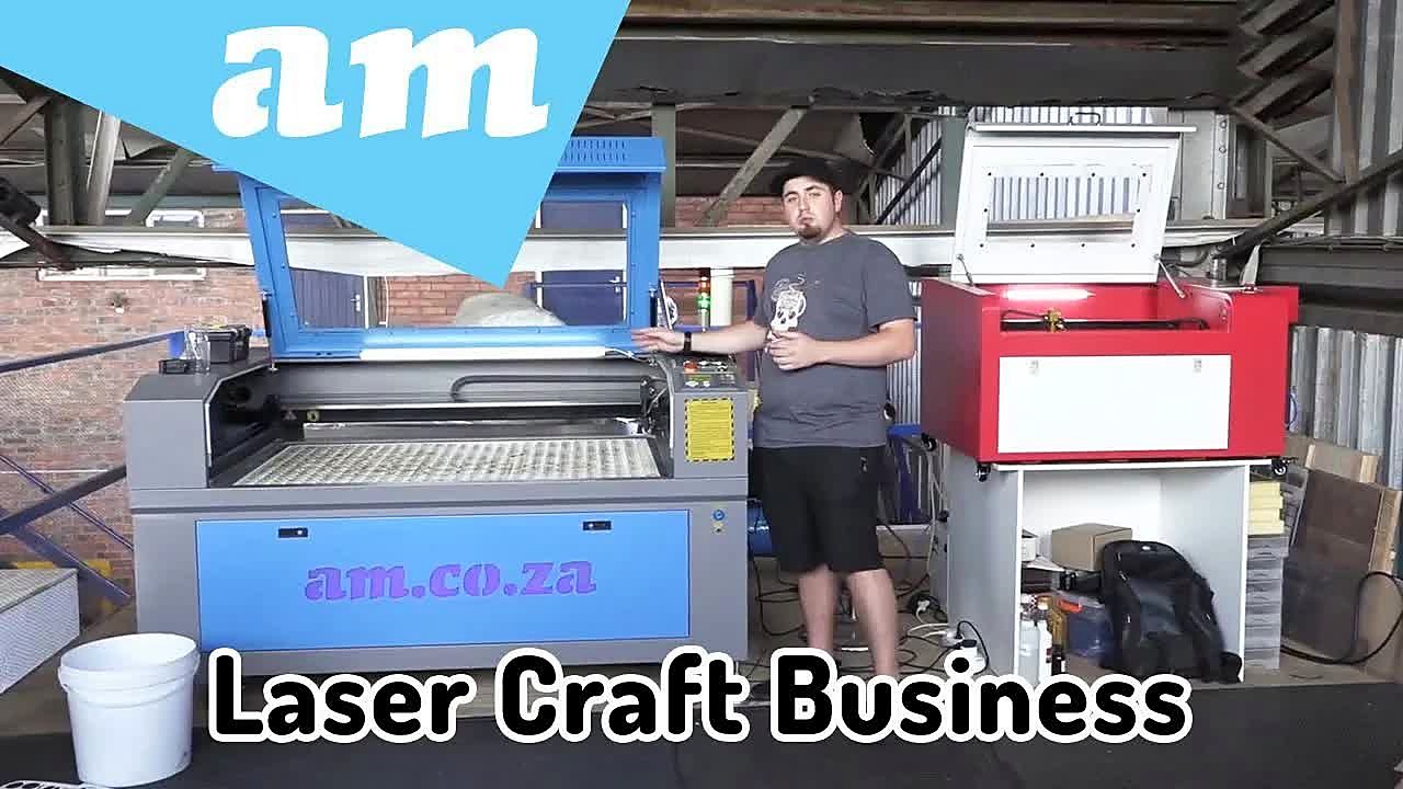YouTube thumb — laser craft desktop/cabinet CO2 (SKU ask)