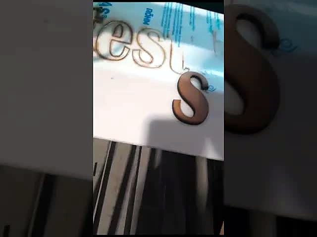 YouTube thumb — letter cutout demo (SKU ask)