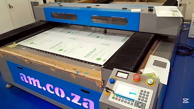 Gantry cutting perspex process view (SKU ask)