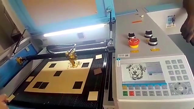 Dog portrait engraving in progress (SKU ask)