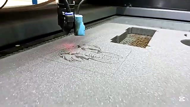 Head detail over foam cut path (SKU ask)