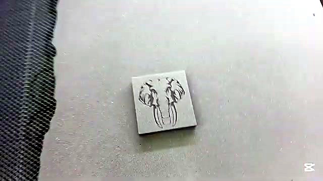 Finished square foam tile on sheet (SKU ask)