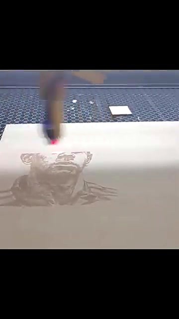 LC-9060 engraving footballer picture on board
