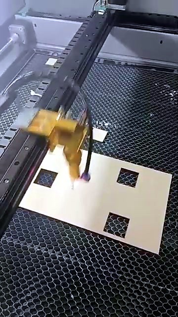 Cabinet laser cutting pass detail