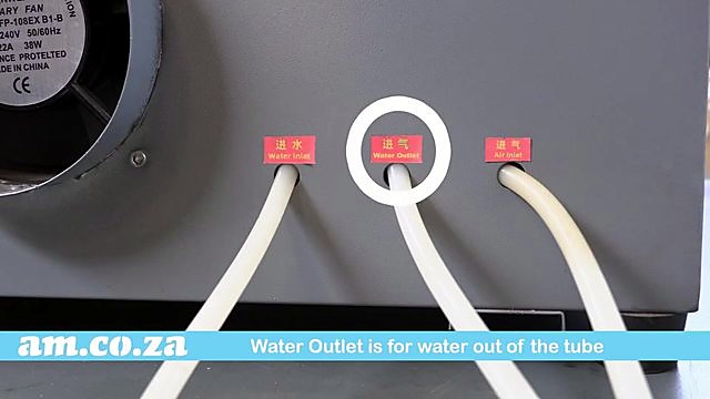 Rear water-outlet port labeled (SKU ask)